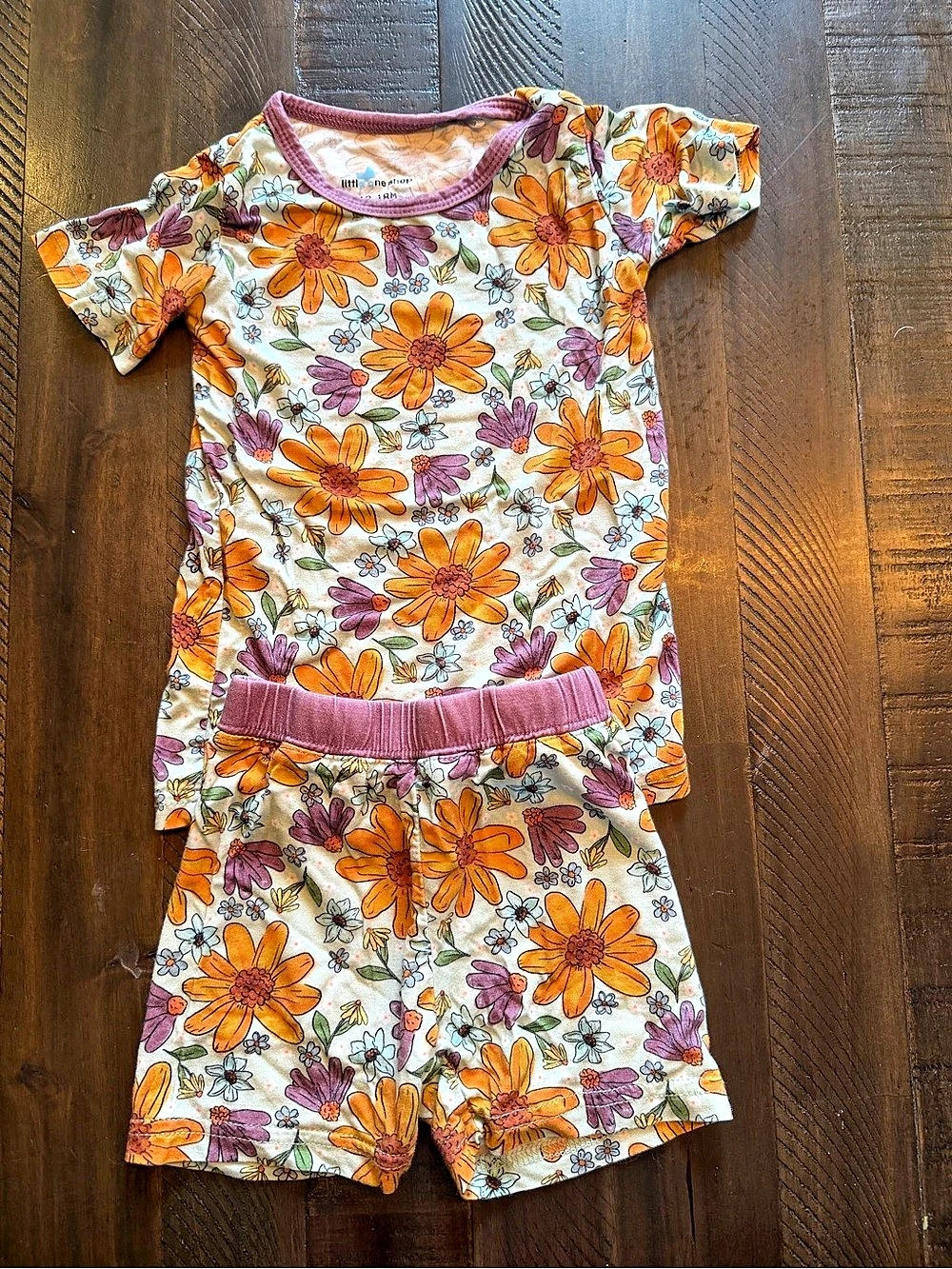 Little One Shop Baby Floral Set Size 12-18M